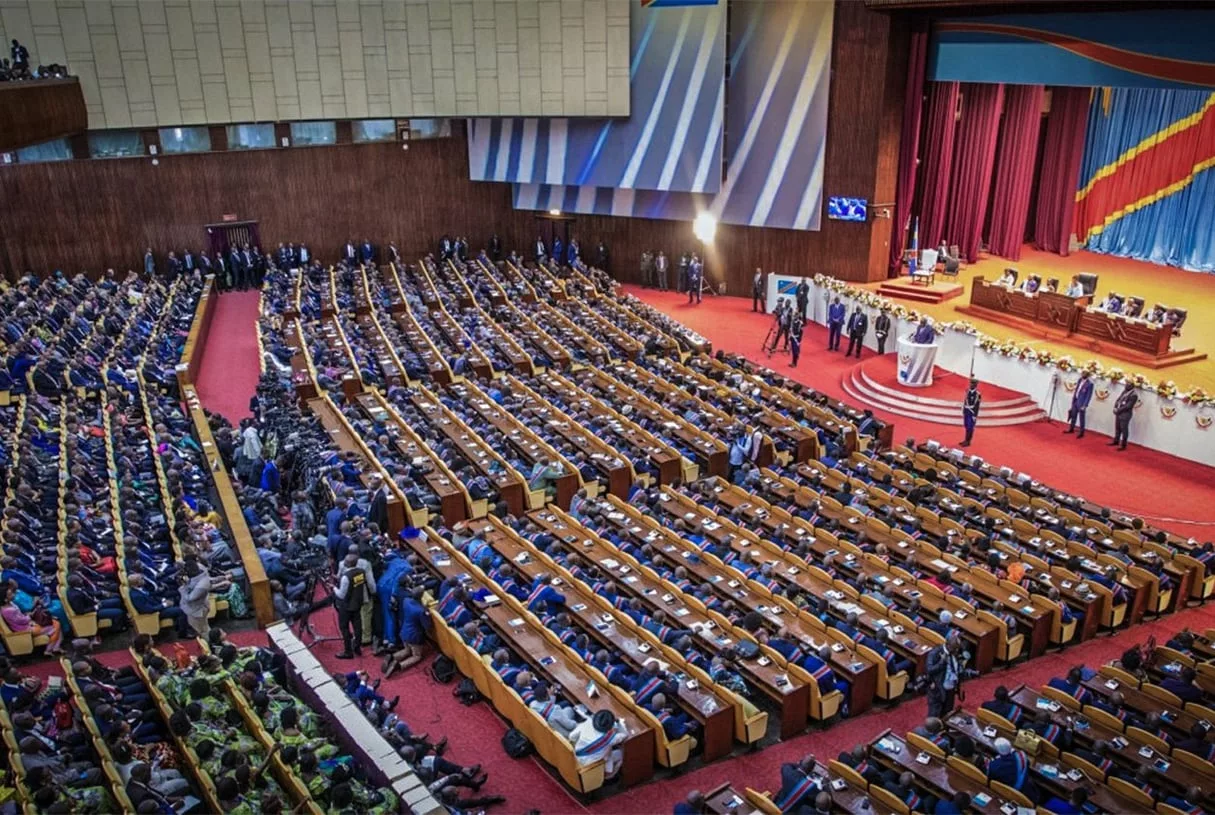 Vue d'une séance plénière de l'Assemblée nationale en RDC