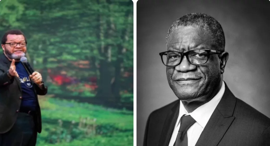 Le Pasteur Marcello Tunasi et le prix Nobel de la paix Denis Mukwege