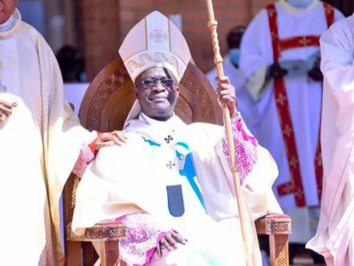 L'archevêque métropolitain de Lubumbashi (Haut-Katanga), Monseigneur Fulgence Muteba Photo/Cabinet du gouverneur du Haut-Katanga