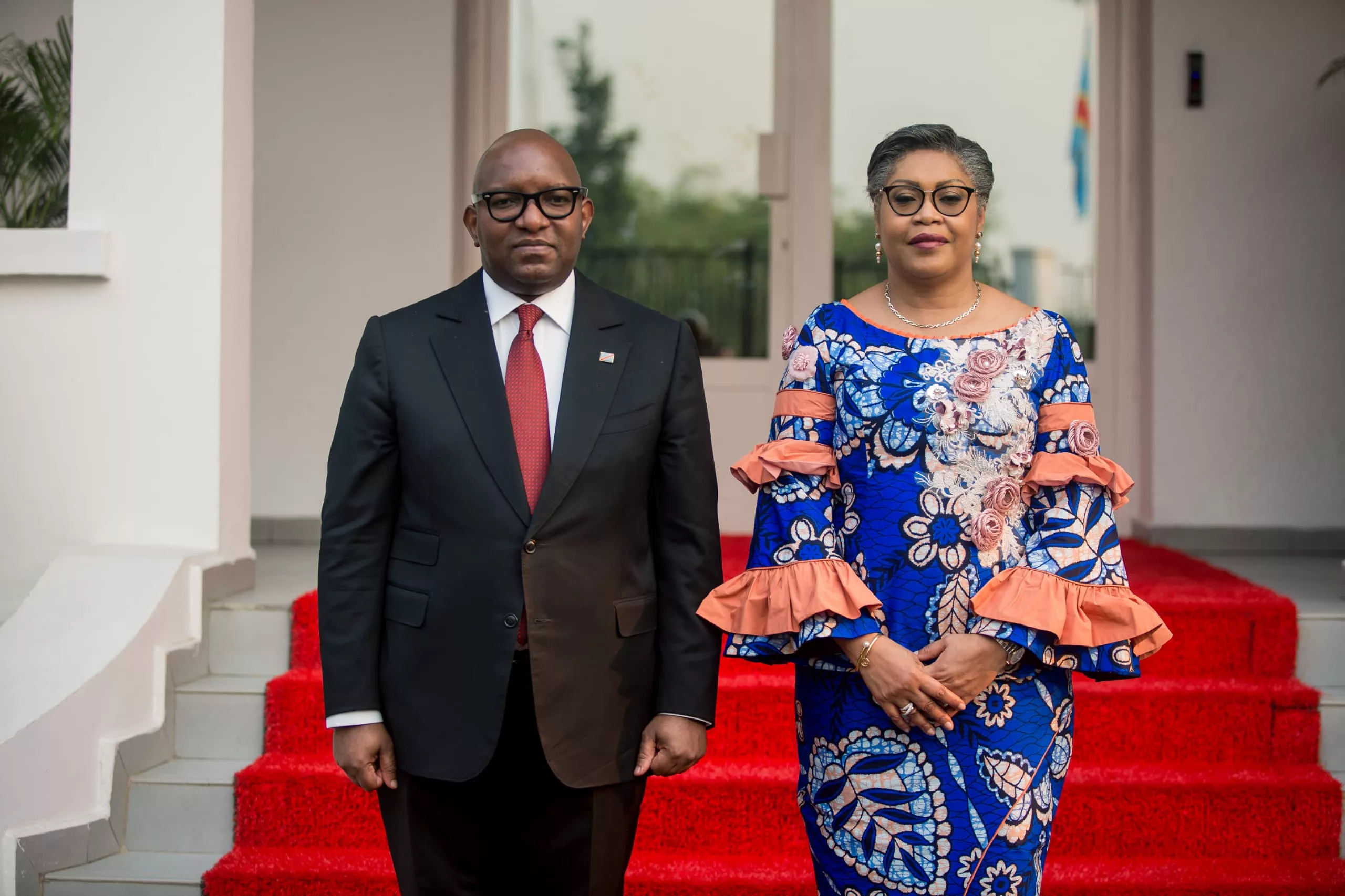 Cérémonie de remise et reprise entre le premier Ministre sortant Jean Michel Sama Lukonde et l'entrante Judith Suminwa Tuluka à la primature.