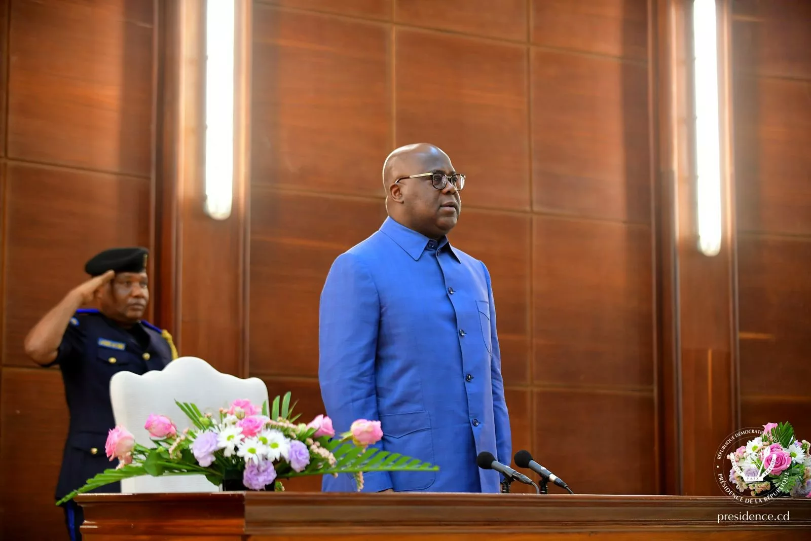 Félix -Antoine Tshisekedi. Président de la République Démocratique du Congo