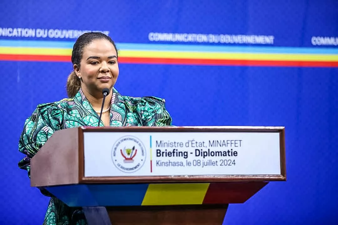 Thérèse Kayikwamba Wagner. Ministre d'État, ministre des affaires étrangères, coopération et francophonie RDC