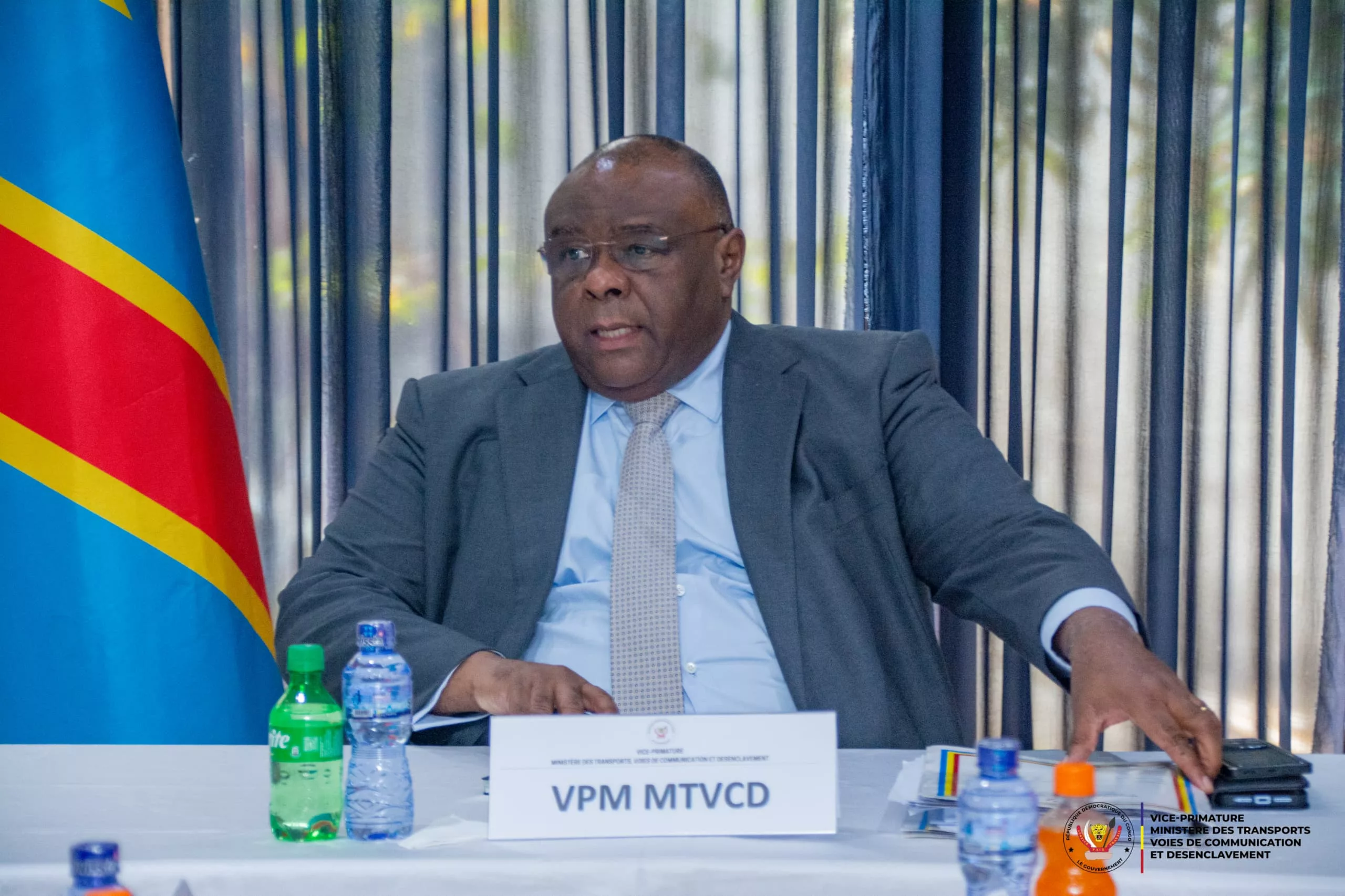 Jean Pierre Bemba Vice premier ministre, ministre de transport et voies des communications RDC