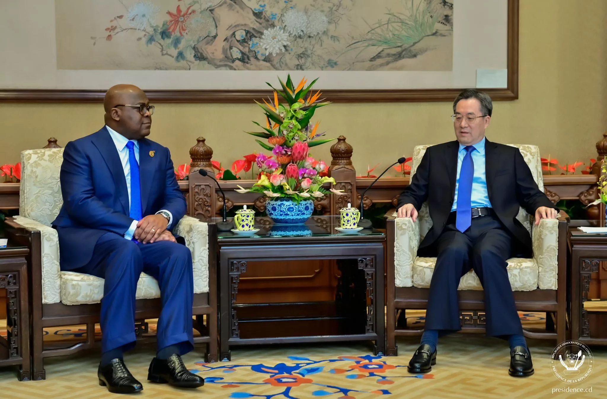 Tête à tête Félix Tshisekedi et Xi Jinping en Chine