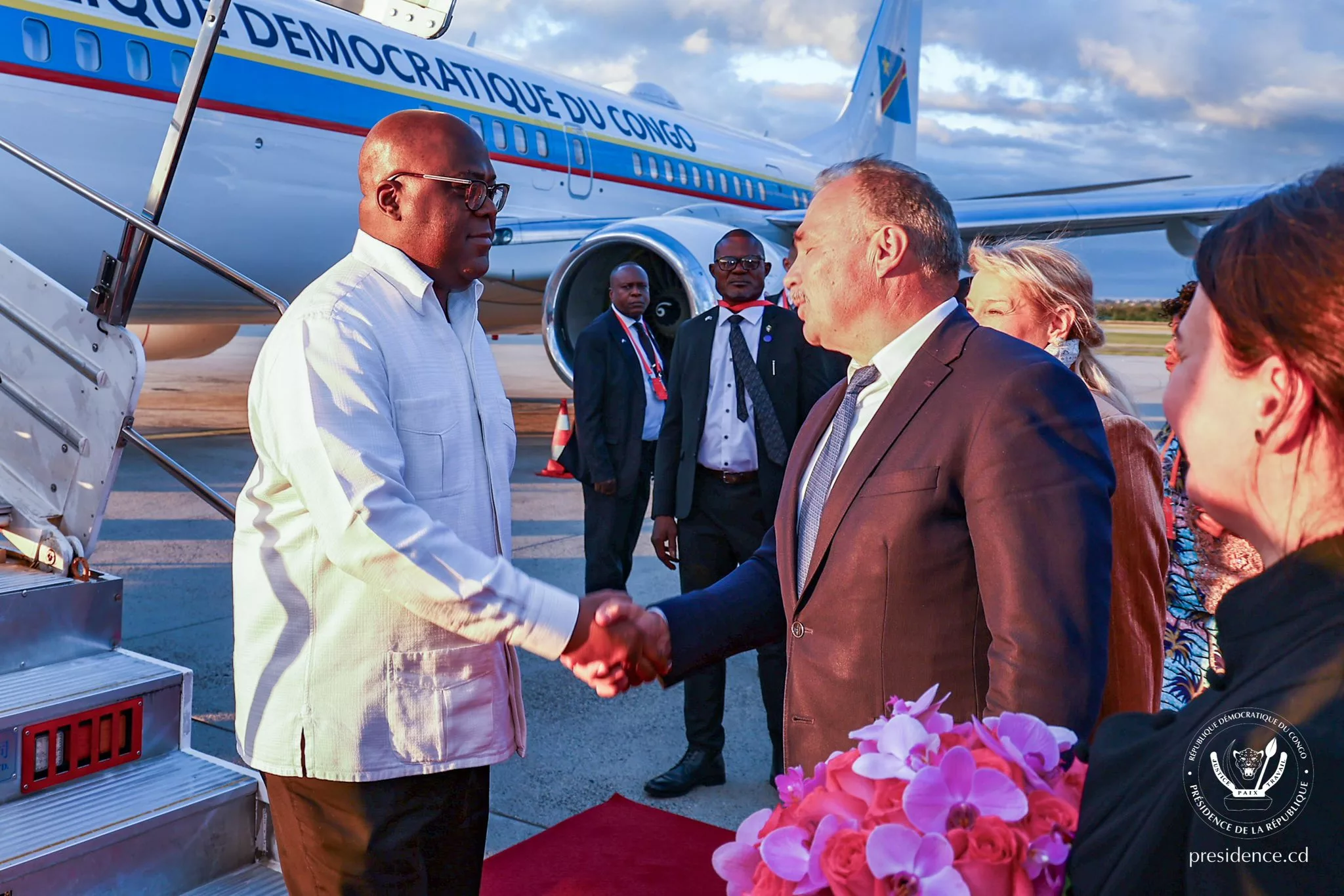 le Président Félix Tshisekedi à Budapest, en Hongrie