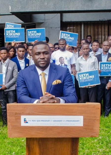 L'opposant Seth Kikuni, ancien candidat président de la république.