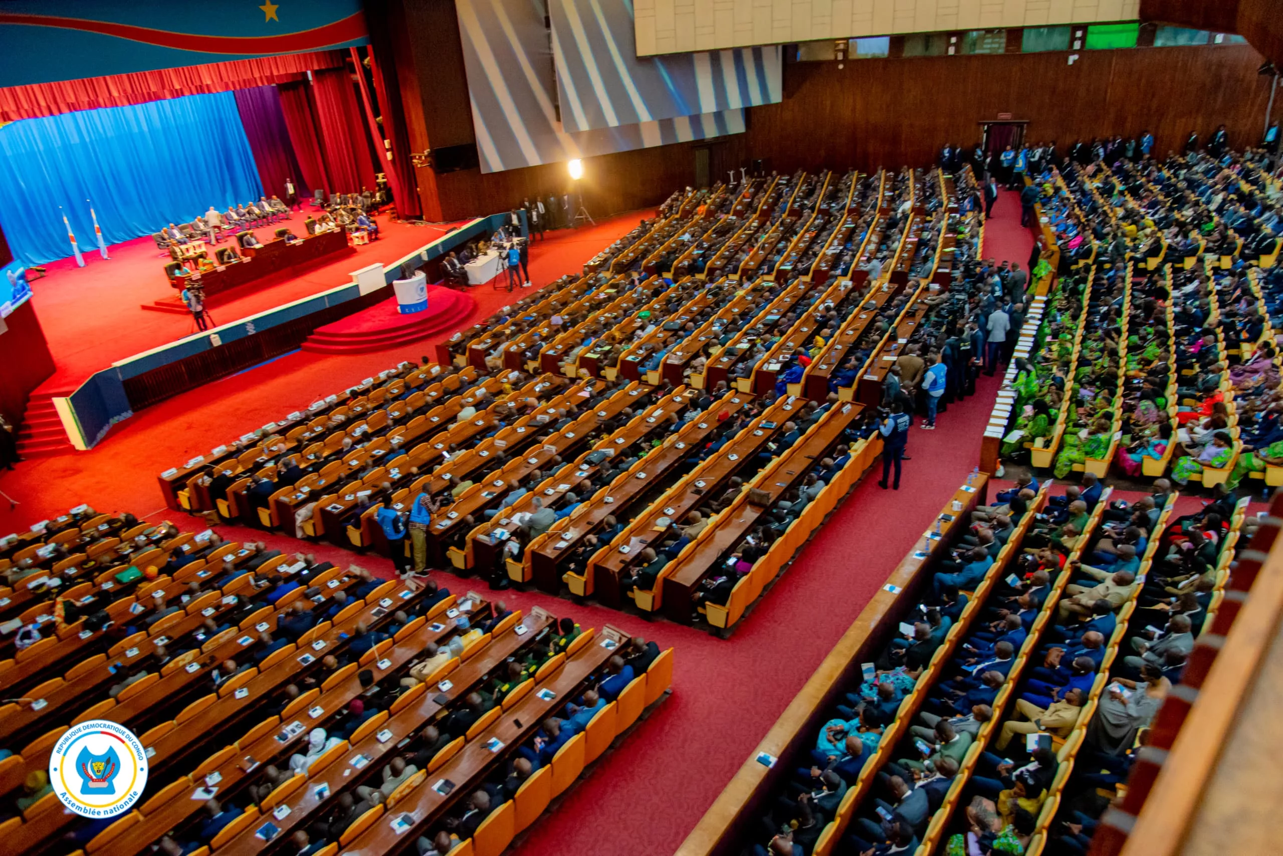 Vue d'une plénière de l'Assemblée nationale de RDC