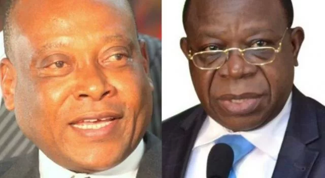 Le député national Steve Mbikayi et le sénateur Modeste Bahati Lukwebo