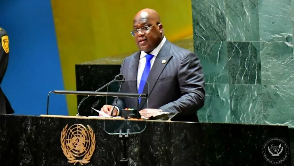 Le Président de la RDC Félix Tshisekedi à 77 Assemblée générale des Nations Unies à New-York