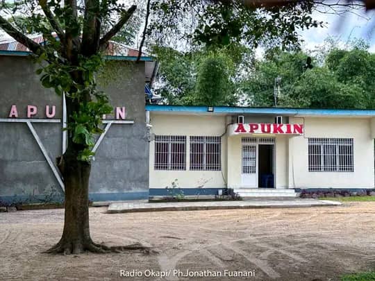 Les bureaux de l'APUKIN à l'université de Kinshasa.