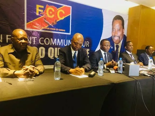 Les membres du front commun pour le Congo FCC de Joseph Kabila