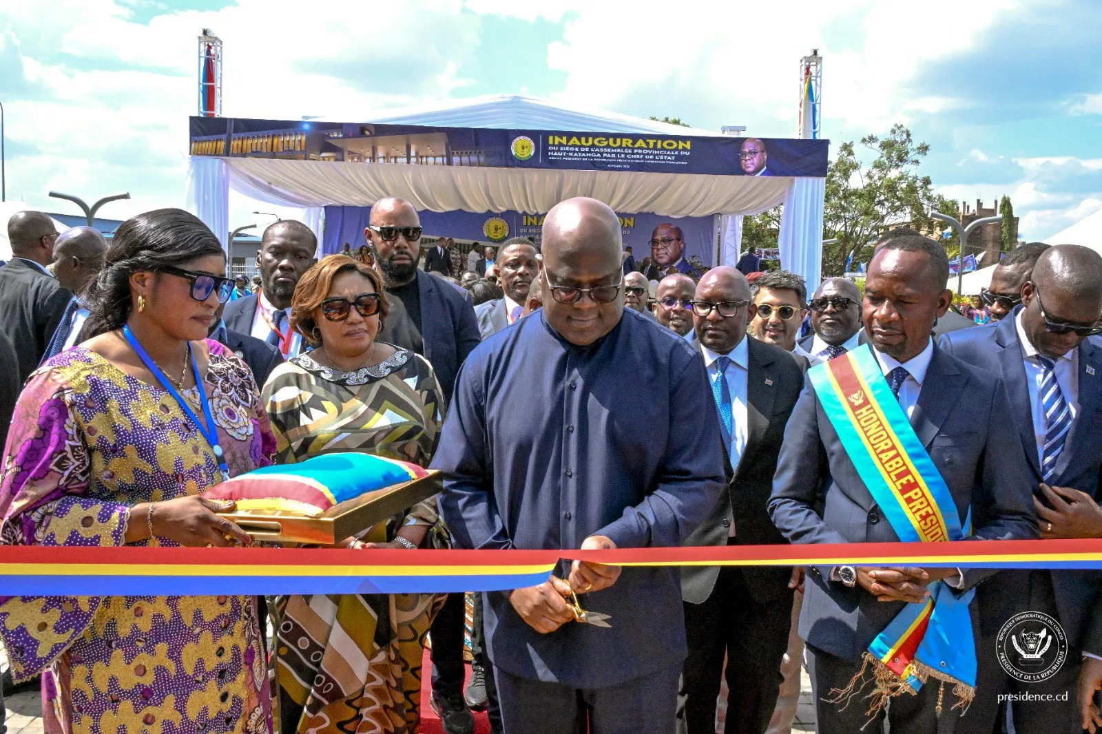 Félix Tshisekedi inaugurant le nouveau siège de l'Assemblée provinciale du Haut Katanga