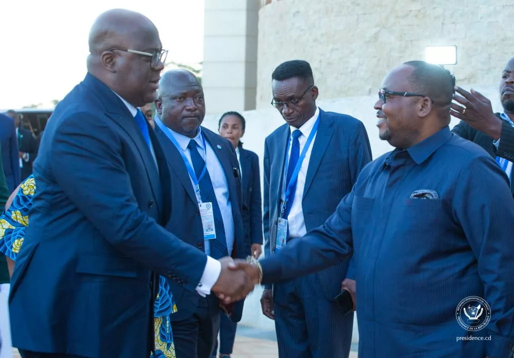 Arrivée du Président Tshisekedi à Harare au Zimbabwe pour le sommet de la SADC