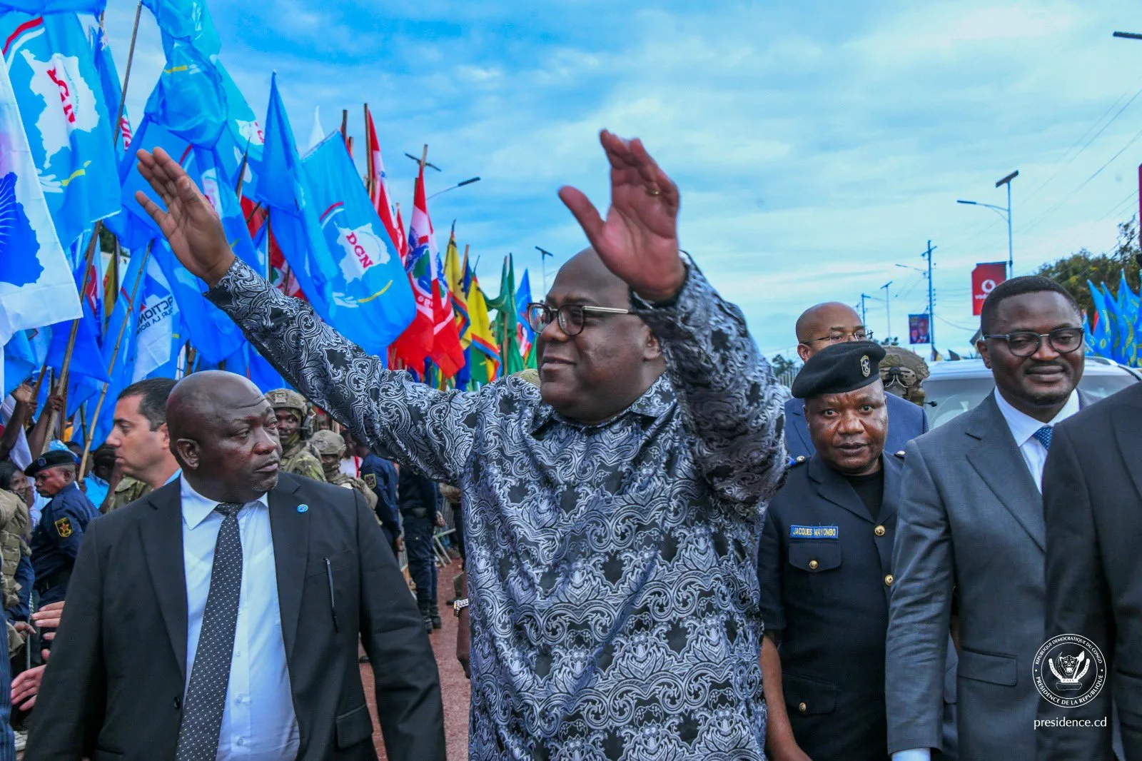 Arrivée de Félix Tshisekedi à Kalemie