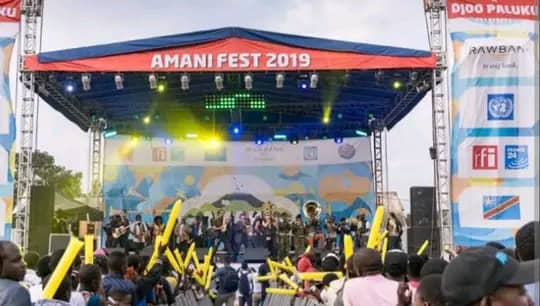 Podium de Amani Festival de l'édition 2019.