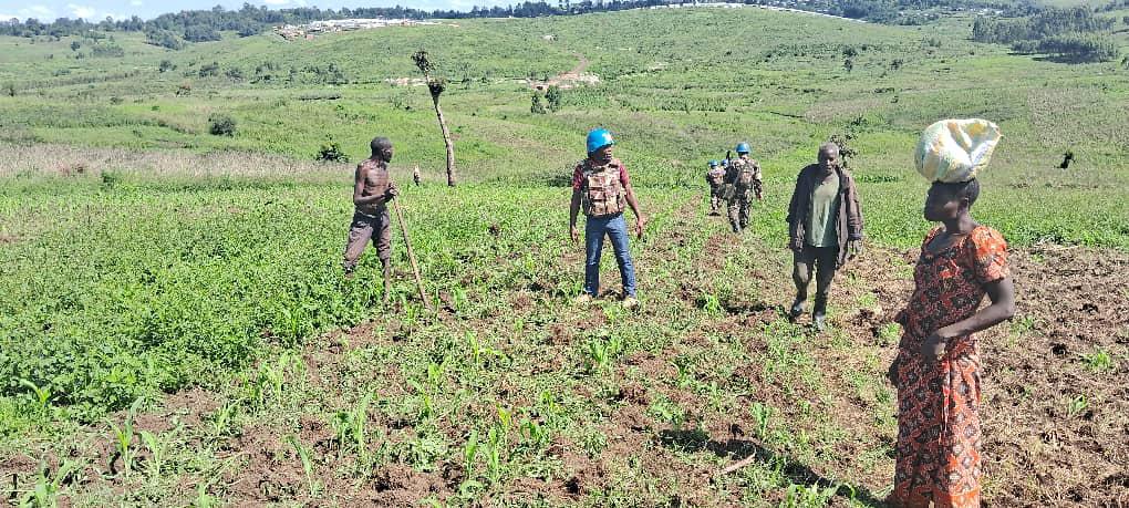 récolte sécurisée par la Monusco en Ituri