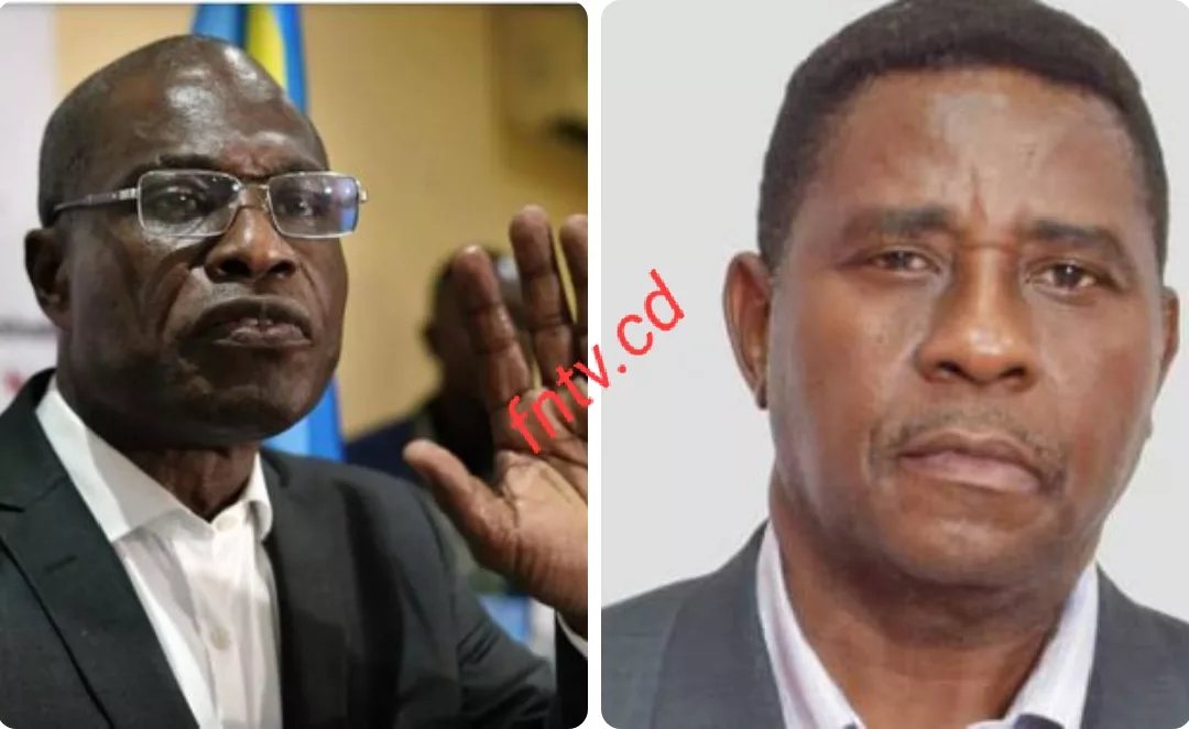 De gauche à droite l'opposant Martin Faculté et le célèbre journaliste éditeur Moïse Musangana