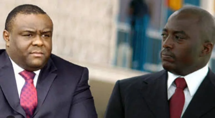 De gauche à droite Jean-Pierre Bemba et Joseph Kabila