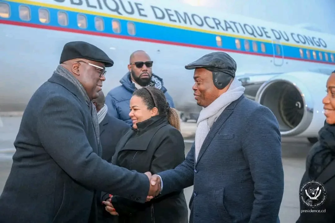 Arrivée du Président Félix Tshisekedi en Suisse