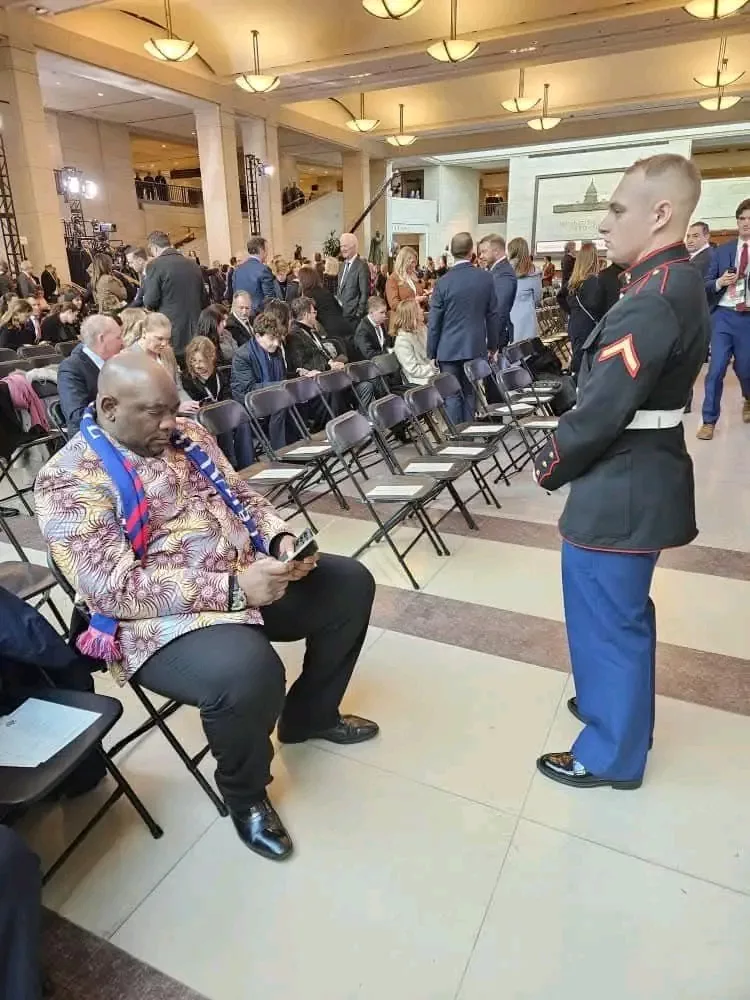 Serge Tshibangu. Ex haut représentant du Président Tshisekedi à l'investiture du Président Américain Donald Trump