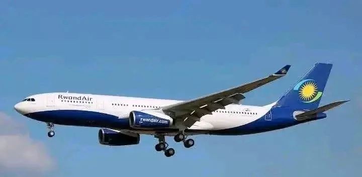 Un avion de la compagnie d'aviation Rwandaise
