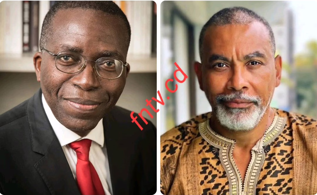 De gauche à droite Augustin Matata Ponyo et Olivier Kamitatu