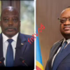 De gauche à droite L'ancien président de la RDC Joseph Kabila et l'actuel Ministre congolais des finances Doudou Fwamba