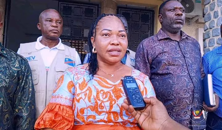Rose Kamueka Ministre provinciale de la santé/Kasaï-Central