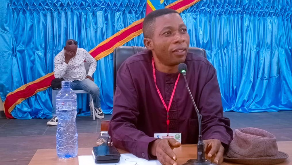 Albert Kuingu Secrétaire exécutif du Conseil régionale des ONG du Grand Kasaï.