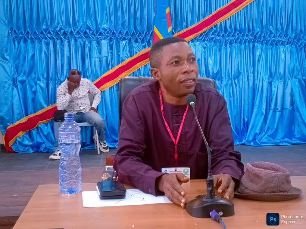 Albert Kuingu Secrétaire exécutif du Conseil régionale des ONG du Grand Kasaï.