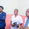 Le Ministre d'État, ministre de la justice et garde des Sceaux Constant Mutamba au centre de santé à la prison centrale de Makala