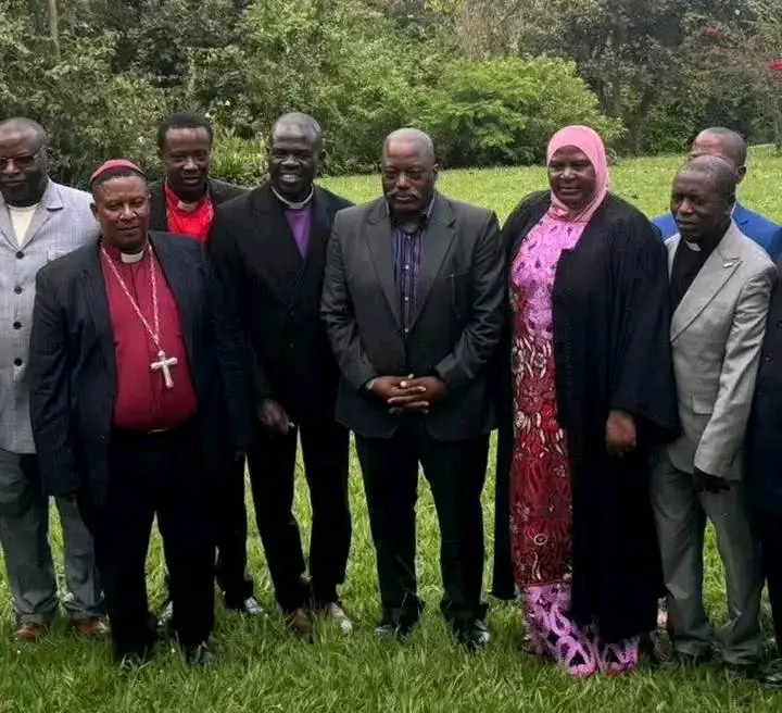 Joseph Kabila et les représentants des confessions religieuses