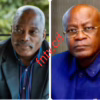 De gauche à droite L'ancien président de la RDC Joseph Kabila et le vice Ministre du Budget Élysée Bokumwana. (Montage photo fntv.cd)