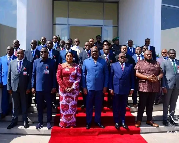 Félix Tshisekedi et les 26 gouverneurs des provinces