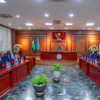 Séance de travail entre le Président de la République Félix Tshisekedi et les évêques de la CENCO-ECC à la cité de l'union africaine à Kinshasa. (Photo: présidence de la République)