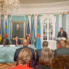 Cérémonie de la signature de l'accord de paix entre le Rwanda et la RDC au département d’État américain à Washington DC.