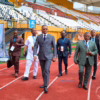 Le Ministre congolais des sports Me Didier Budimbu Ntubuanga au stade Houphouët-Boigny