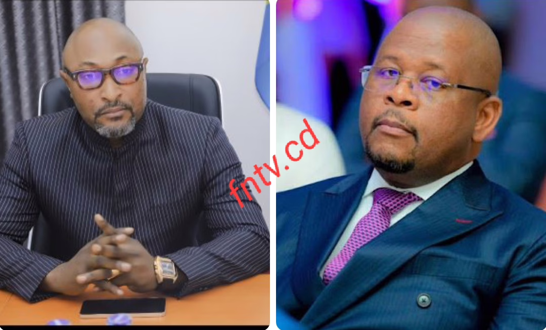 De gauche à droite Jésus Noël Sheke wa Domene et Thierry Tshitenga