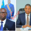 De gauche à droite Le Gouverneur du Haut-Katanga Jacques Kyabula Katwe et son vice Martin Kazembe