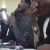 L'ancien ministre d'État Constant Mutamba en train de comparaître devant la Cour de cassation.
